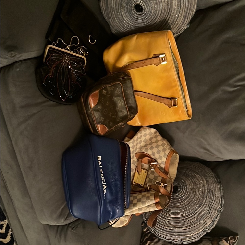 Louis Vuitton Blue Shoulder Bag